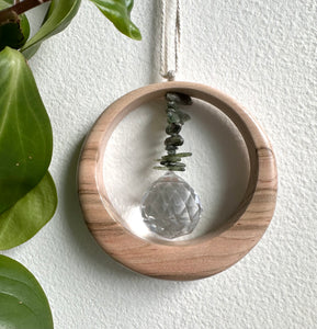 Green Quartz Maplewood Suncatcher mini