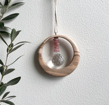 Rose Quartz Maplewood Suncatcher mini