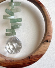 Green Aventurine Canarywood Suncatcher