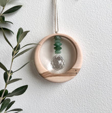 Green Aventurine Maplewood Mini Suncatcher
