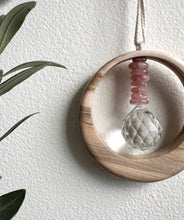 Rose Quartz Maplewood Suncatcher mini