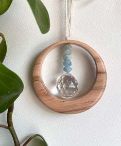 Aquamarine Maplewood Suncatcher mini