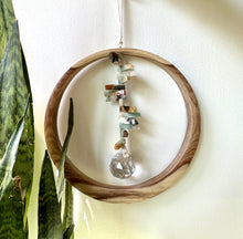Multicolored Amazonite Canarywood Suncatcher