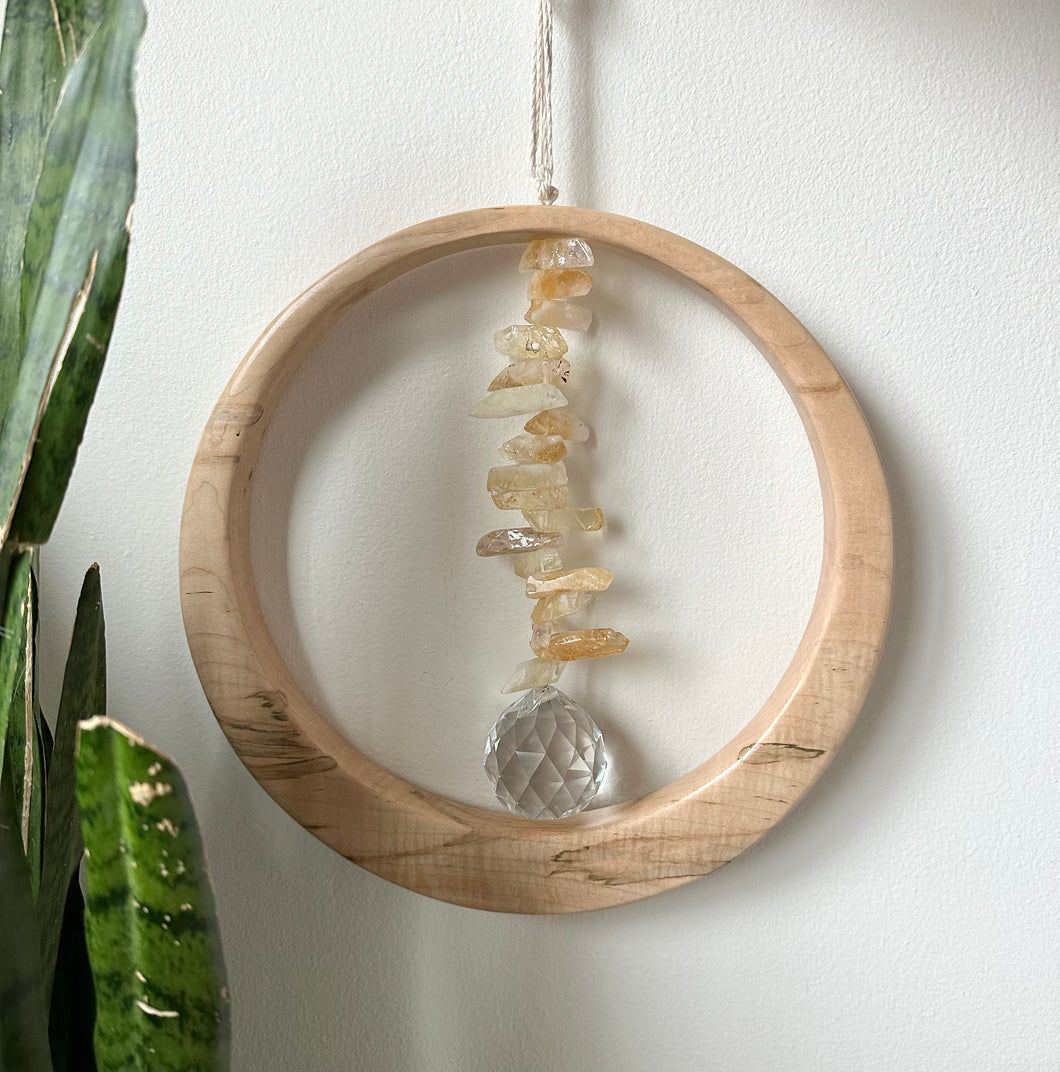 Citrine Maplewood Suncatcher