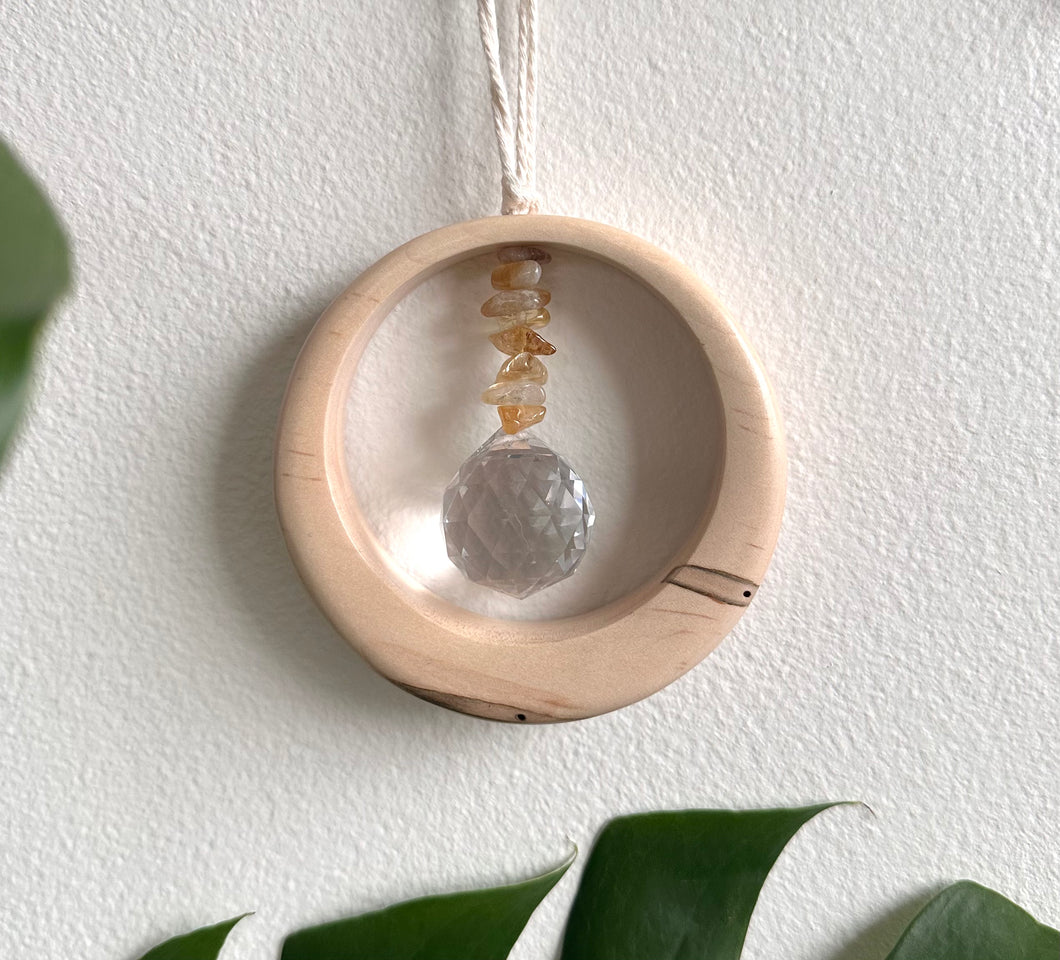 Citrine Maplewood Suncatcher mini