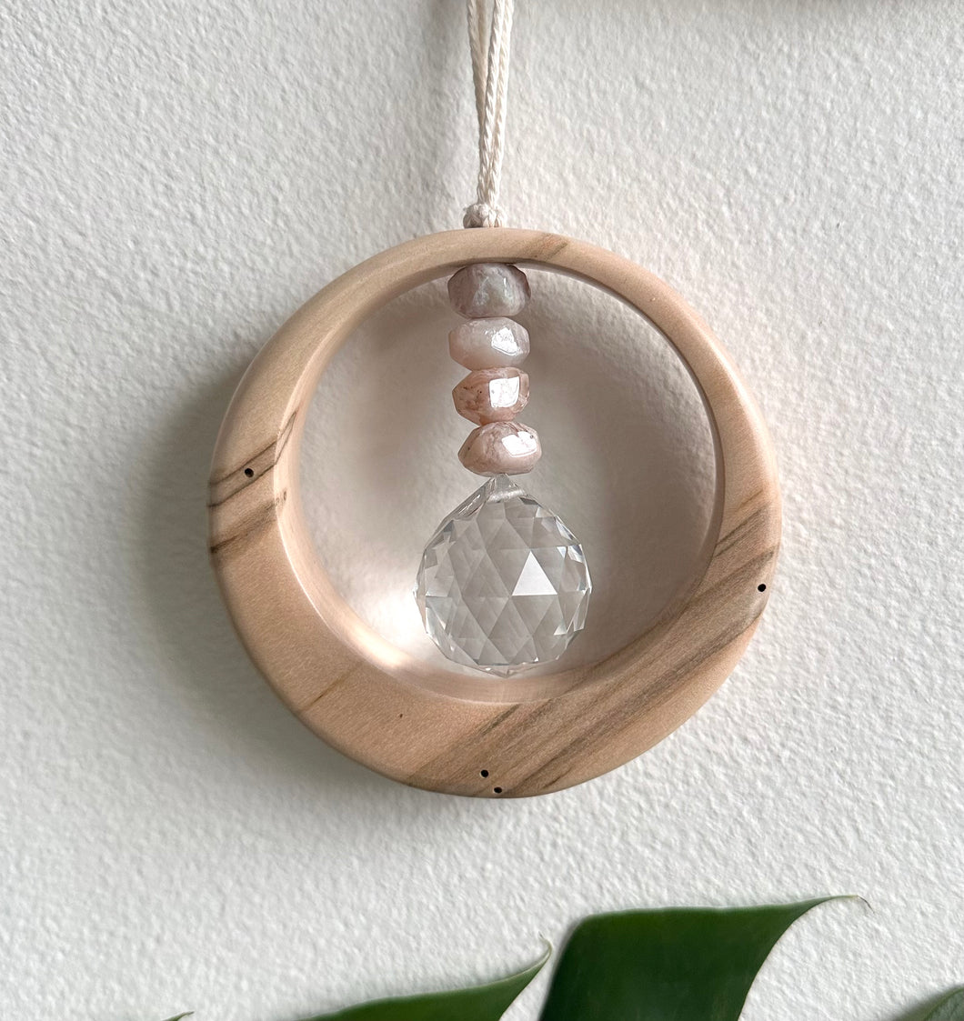 Flower Agate Maplewood Suncatcher mini #1