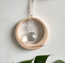 Clear Quartz Maplewood  Suncatcher mini