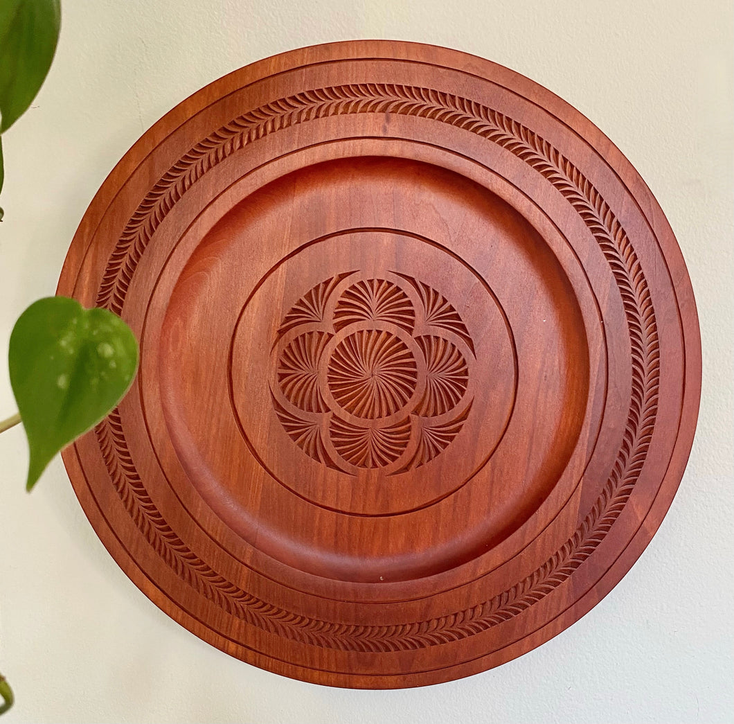Carved Basswood Plate