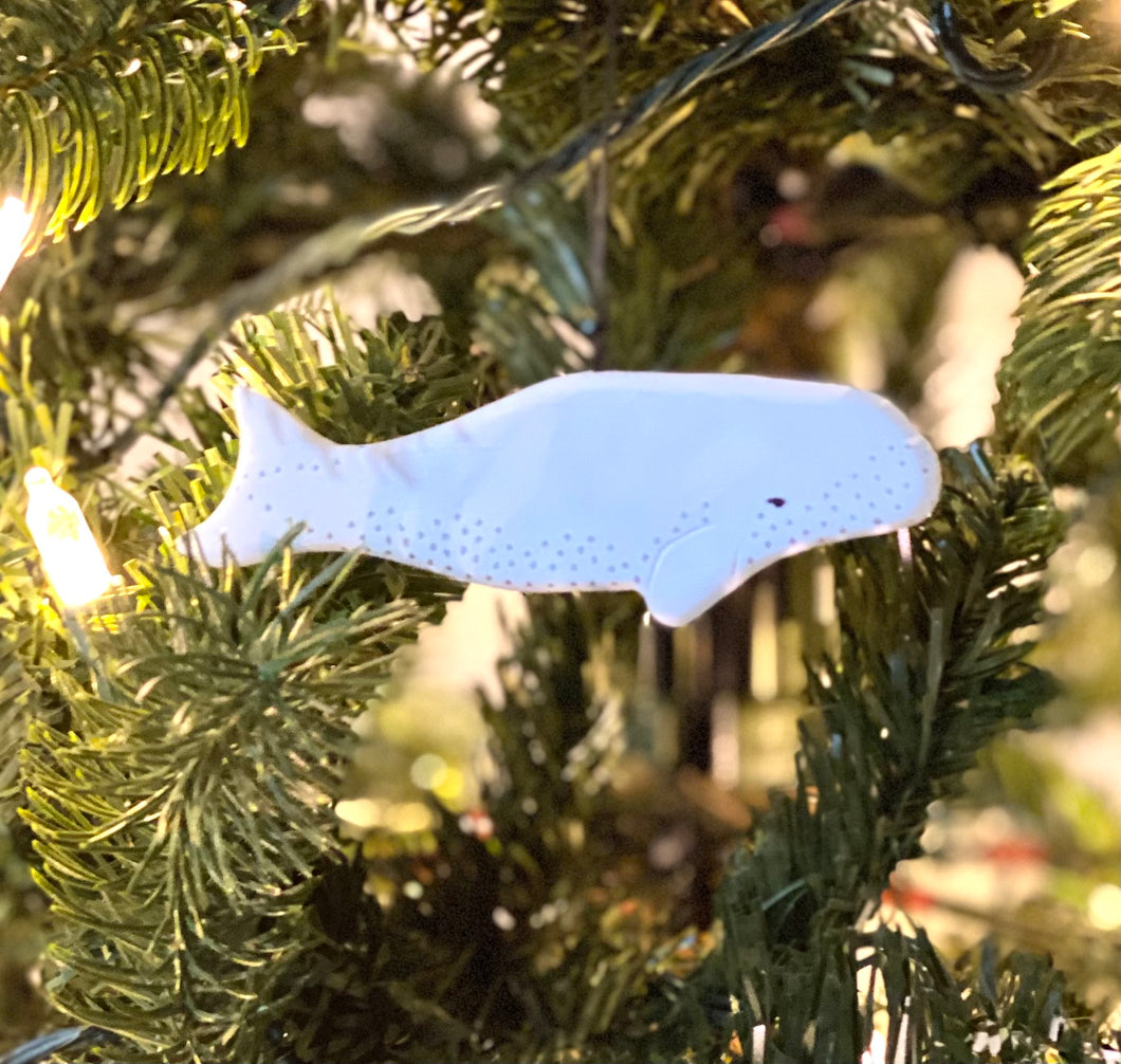 Beluga Whale Ornament