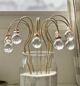 Carnelian Plant Suncatcher