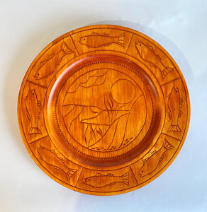 Carved Basswood Plate